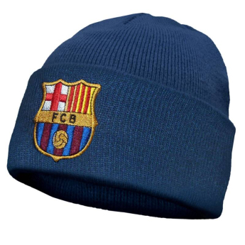 FC Barcelona gyerek téli sapka Knitted navy