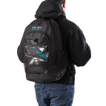 San Jose Sharks hátizsák FOCO Big Logo Bungee Backpack