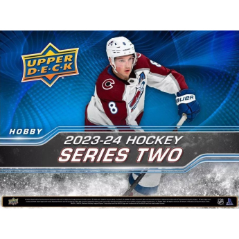 NHL dobozok NHL hokikártyák 2023-24 Upper Deck Series 2 Hobby Box