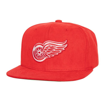 Detroit Red Wings baseball flat sapka Sweet Suede Snapback Vntg red