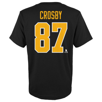 Pittsburgh Penguins gyerek póló Sidney Crosby 87 Name & Number black