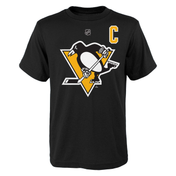 Pittsburgh Penguins gyerek póló Sidney Crosby 87 Name & Number black