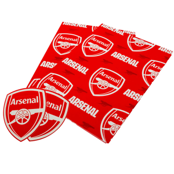 FC Arsenal csomagolópapír 2 pcs Text Gift Wrap