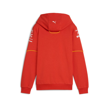 Ferrari gyerek kapucnis pulóver Driver Hoody red F1 Team 2024