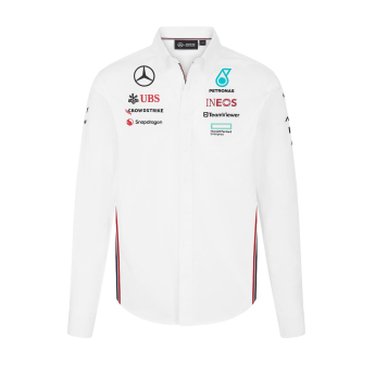 Mercedes AMG Petronas férfi ing Driver White F1 Team 2024