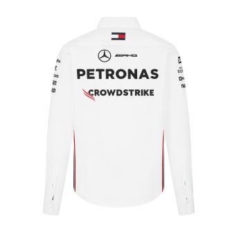 Mercedes AMG Petronas férfi ing Driver White F1 Team 2024