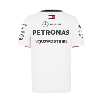 Mercedes AMG Petronas férfi póló Driver White F1 Team 2024