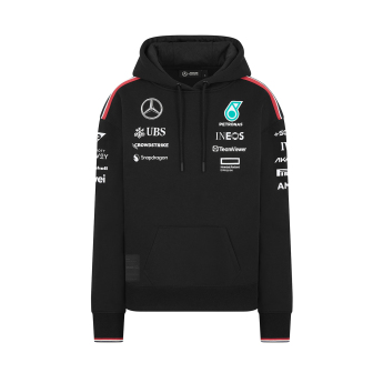 Mercedes AMG Petronas női kapucnis pulóver Driver Oversize black F1 Team 2024