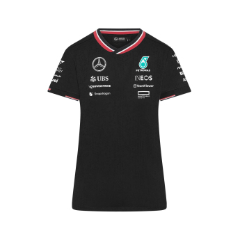 Mercedes AMG Petronas női póló Driver black F1 Team 2024