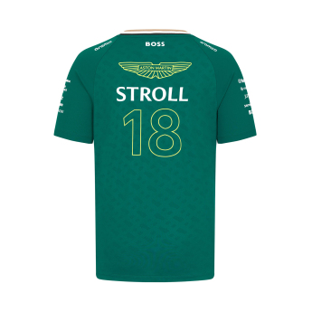 Aston Martin férfi póló Lance Stroll green F1 Team 2024