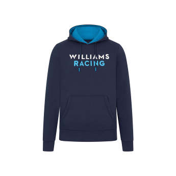 Williams férfi kapucnis pulóver Hoody Core navy F1 Team 2024