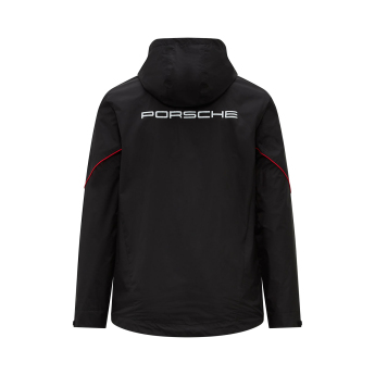 Porsche Motorsport férfi kapucnis kabát BOSS-Logo Rain black 2023