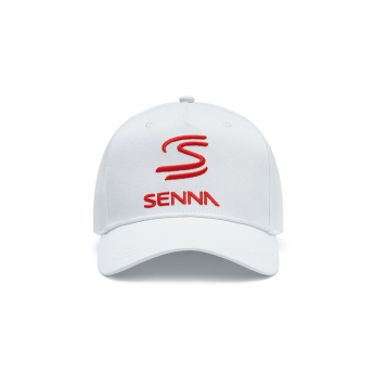 Ayrton Senna baseball sapka Logo white 2024