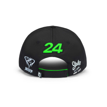 Stake Kick Sauber baseball sapka Drivers Zhou Guanyu green-black F1 Team 2024