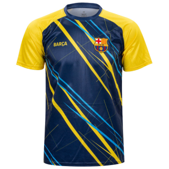 FC Barcelona gyerek futball mez Lined yellow