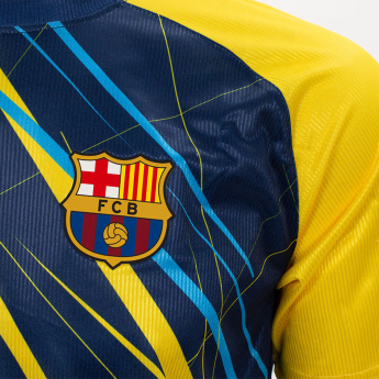 FC Barcelona gyerek futball mez Lined yellow