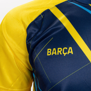 FC Barcelona gyerek futball mez Lined yellow