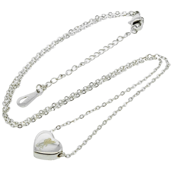 FC Liverpool nyaklánc medállal Stainless Steel Heart Necklace