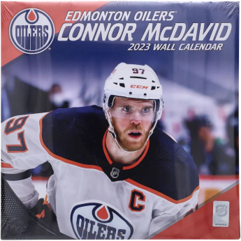 Edmonton Oilers naptár Connor McDavid #97 2023 Wall Calendar
