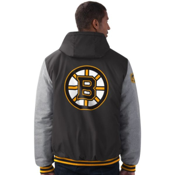 Boston Bruins férfi kabát Cold Front Polyfilled Padded Jacket w. Hood