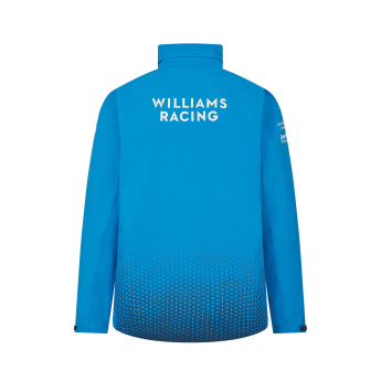 Williams férfi kapucnis kabát Driver Rain blue F1 Team 2024