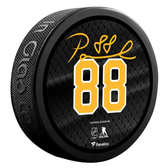 Boston Bruins korong David Pastrňák #88  Exclusive Player Hockey Puck - Limited Edition of 1000