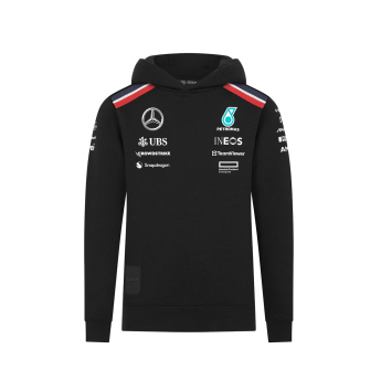 Mercedes AMG Petronas gyerek kapucnis pulóver Hoody black F1 Team 2024