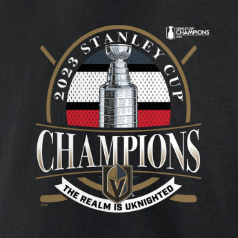 Vegas Golden Knights férfi póló 2023 Stanley Cup Champions Rally Cry