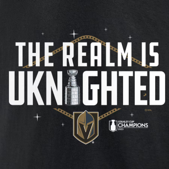 Vegas Golden Knights férfi póló 2023 Stanley Cup Champions In Charge
