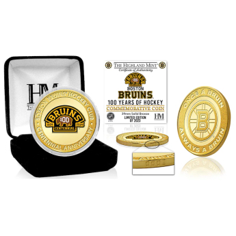 Boston Bruins gyűjtői érmék 100th Anniversary Bronze Coin