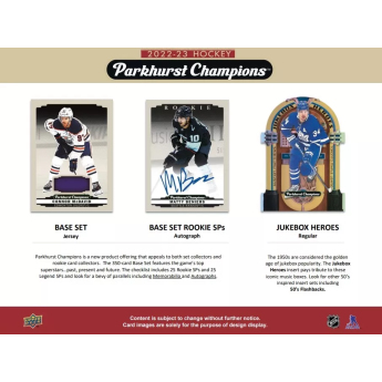 NHL dobozok NHL hokikártyák 2022-23 Upper Deck Parkhurst Champions Blaster Box