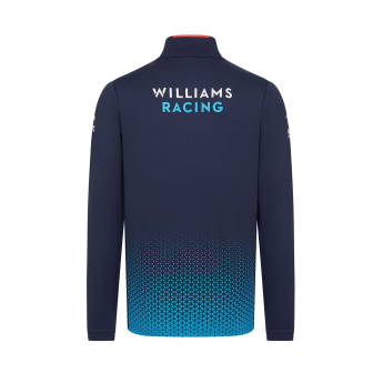 Williams férfi pulóver Driver 1/4 Zip navy F1 Team 2024