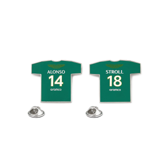 Aston Martin jelvény set t-shirt Alonso and Stroll F1 Team 2024