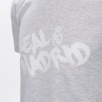 Real Madrid férfi póló No86 grey