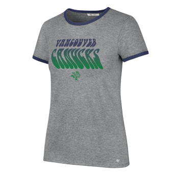 Vancouver Canucks női póló Letter Ringer grey
