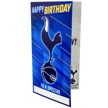 Tottenham születésnapi képeslap matricákkal Personalised Birthday Card