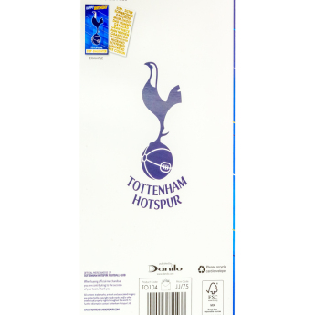 Tottenham születésnapi képeslap matricákkal Personalised Birthday Card