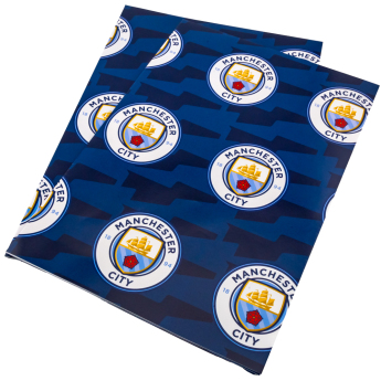 Manchester City csomagolópapír Text Gift Wrap