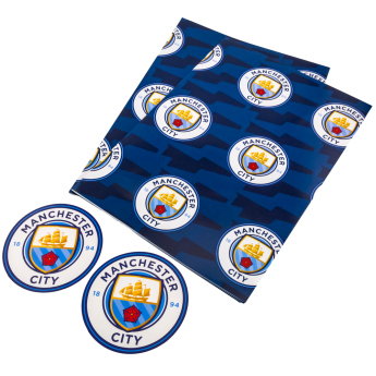 Manchester City csomagolópapír Text Gift Wrap