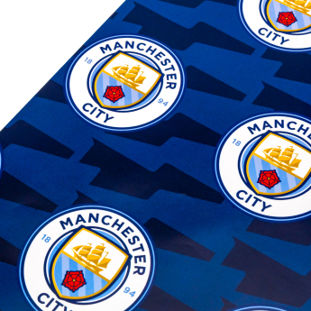 Manchester City csomagolópapír Text Gift Wrap