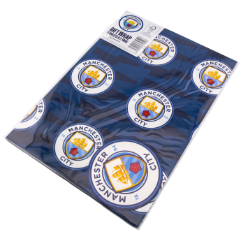 Manchester City csomagolópapír Text Gift Wrap