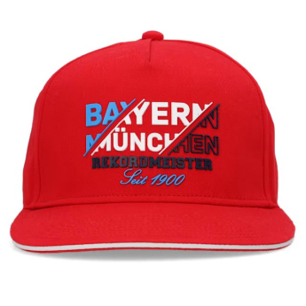 Bayern München baseball flat sapka Rekordmeister red