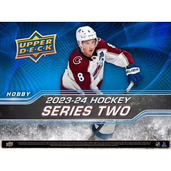 NHL dobozok NHL hokikártyák 2023-24 Upper Deck Series 2 Blaster Box