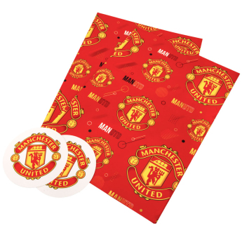 Manchester United csomagolópapír Text Gift Wrap