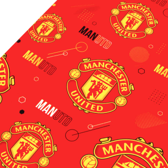 Manchester United csomagolópapír Text Gift Wrap