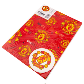 Manchester United csomagolópapír Text Gift Wrap