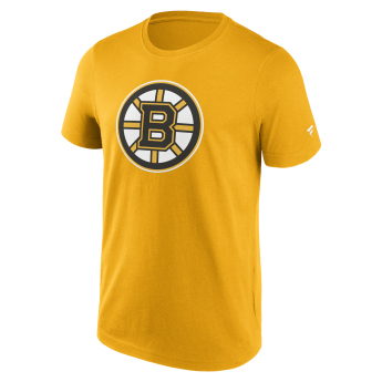 Boston Bruins férfi póló Primary Logo Graphic T-Shirt Yellow Gold