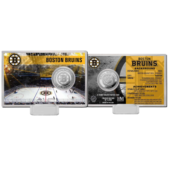 Boston Bruins gyűjtői érmék History Silver Coin Card Limited Edition od 5000