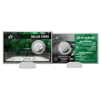 Dallas Stars gyűjtői érmék History Silver Coin Card Limited Edition od 5000