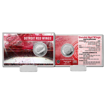 Detroit Red Wings gyűjtői érmék History Silver Coin Card Limited Edition od 5000